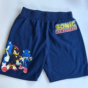 Sega Sonic Boys Kids Blue Shorts size 14/16
